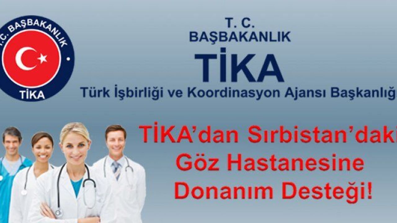 TİKA'dan Sırbistan'a Donanım Desteği!