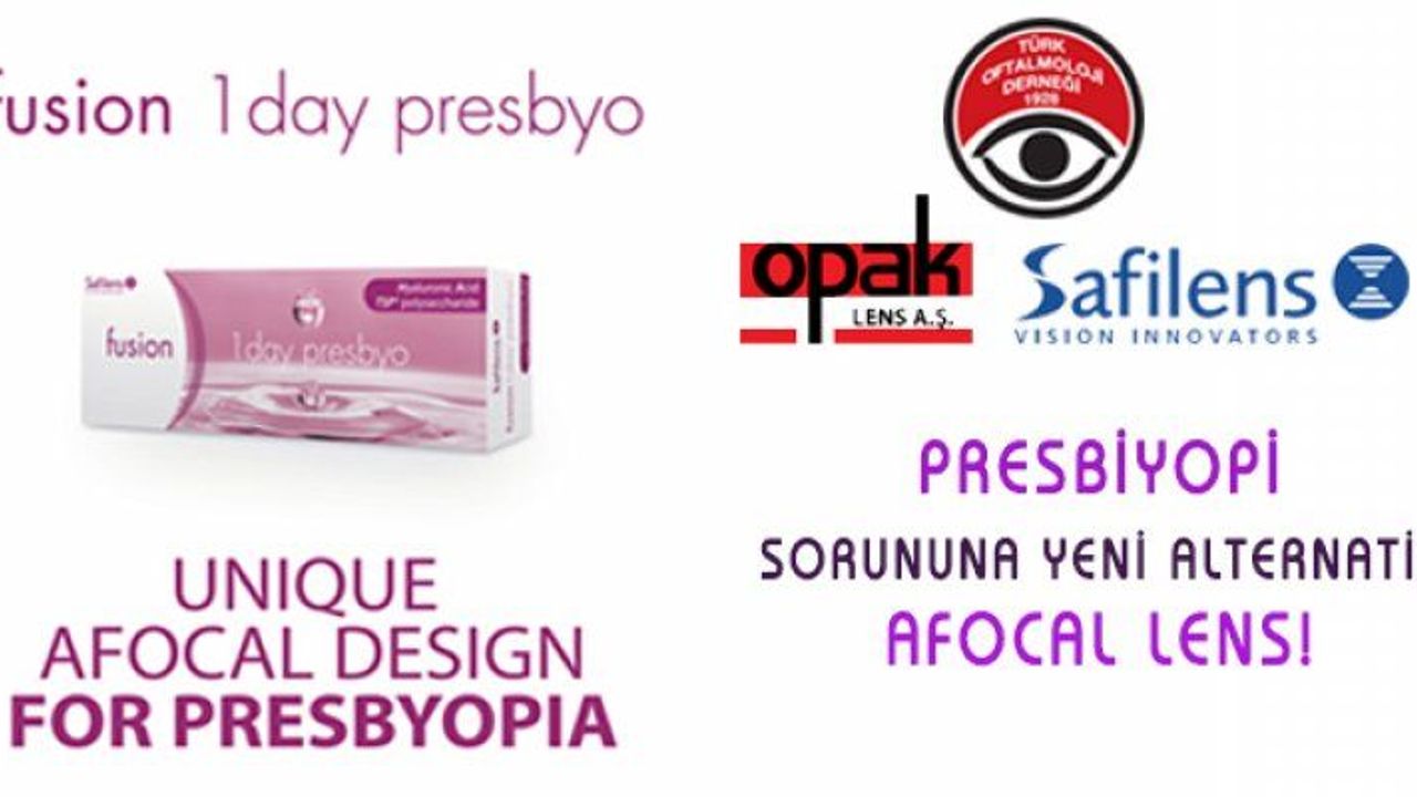 PRESBİYOPİ İçin Yenilikçi Bir Bakış Açısı!