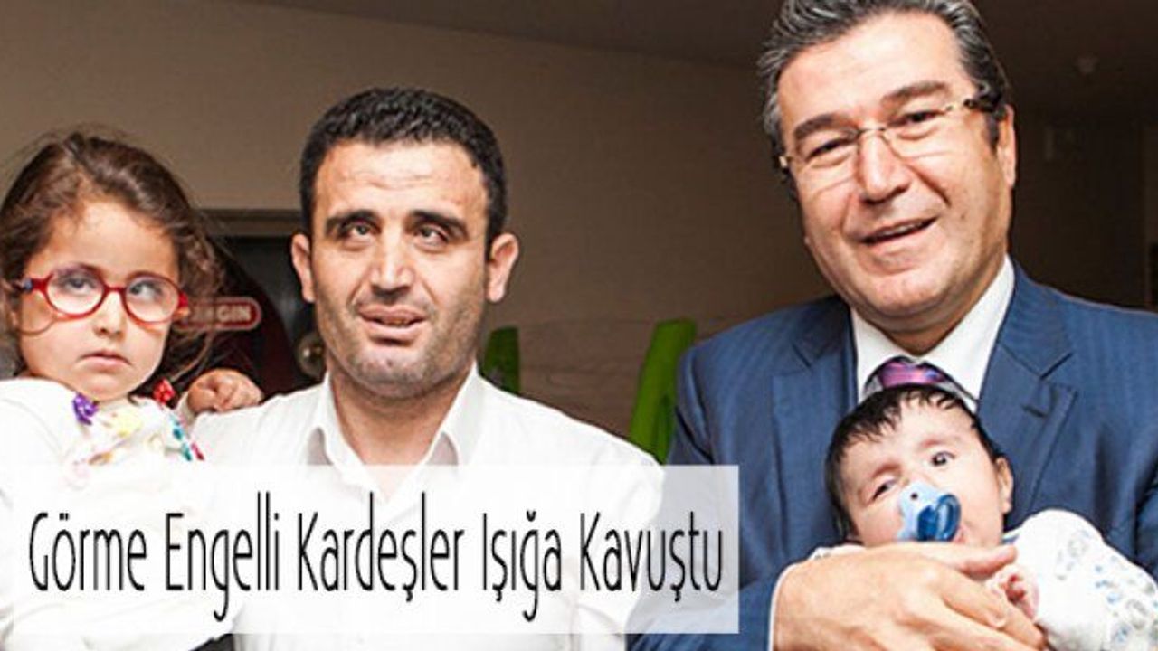 Görme Engelli Kardeşler Işığa Kavuştu