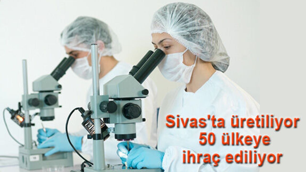 Sivas OSB'de üretilen göz içi katarakt lensler, 50 ülkeye satılıyor.