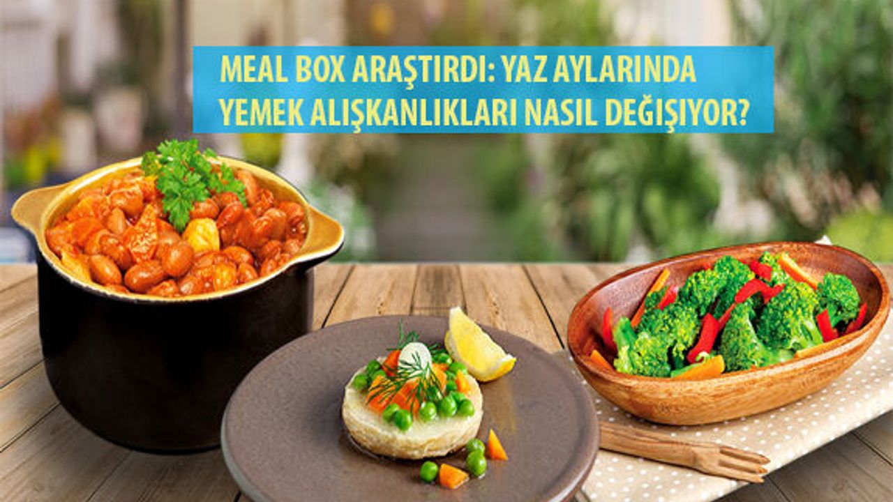 Meal Box Araştırdı: Yaz aylarında Yemek Alışkanlıkları Nasıl Değişiyor?