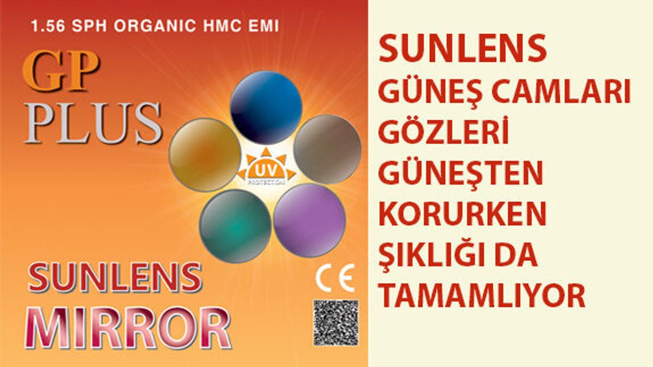 SUNLENS Güneş Camları Gözleri Güneşten Korurken Şıklığı da Tamamlıyor
