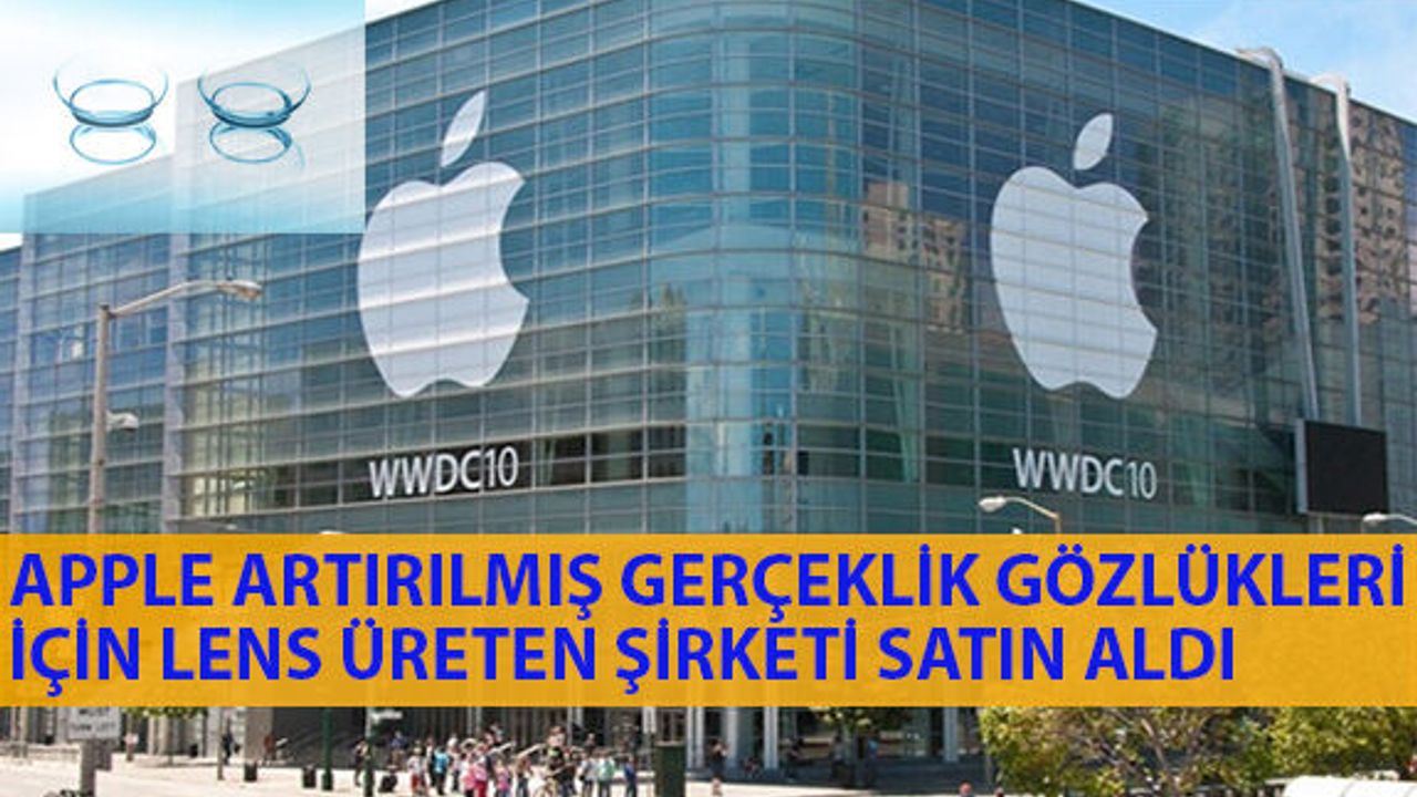 Apple Artırılmış Gerçeklik Gözlükleri İçin Lens Üreten Şirketi Satın Aldı!