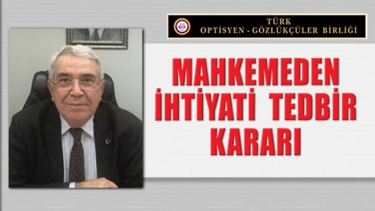 Birlik Yönetimine Mahkemeden ihtiyati Tedbir Kararı