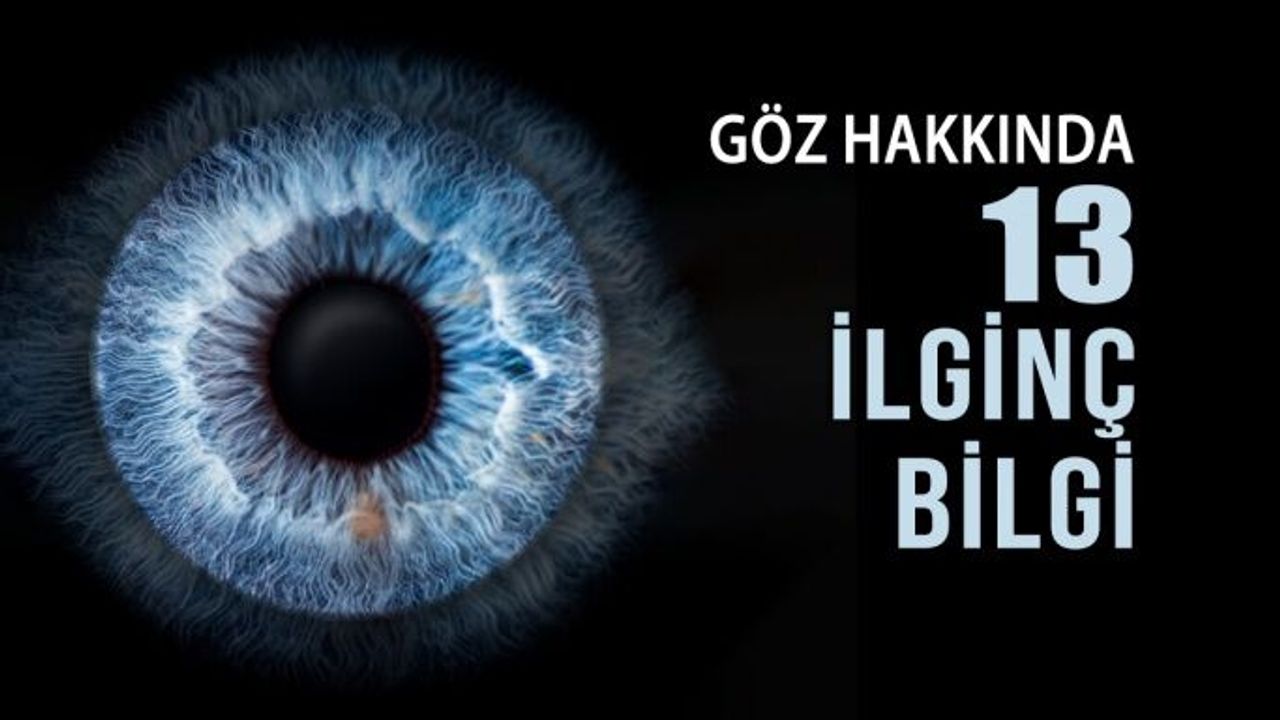 Göz Hakkında Bilmediğiniz 13 İlginç Bilgi