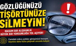 Gözlüğünüzü Temizlemek İçin Tişörtünüzle Silmeyin!