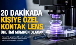 20 Dakikada Kişiye Özel Kontak Lens Dönemi Yaklaşıyor