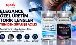 Elegance Özel Üretim Torik Kontak Lensler Siparişe Açıldı
