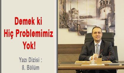 Demek ki Hiç Problemimiz Yok!