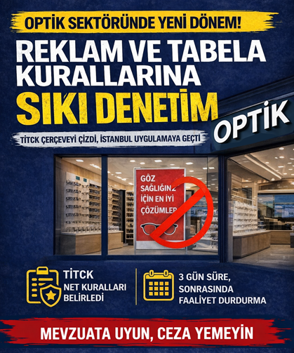 Optik Sektörüne Sıkı Denetim! Tabelalara Dikkat!