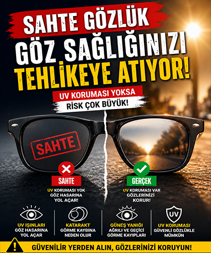 Sahte Gözlük Tehlikesi Büyüyor, Uzmanlar Uyarıyor!