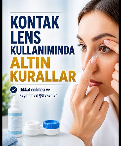 Kontak Lens Kullanımında Altın Kurallar