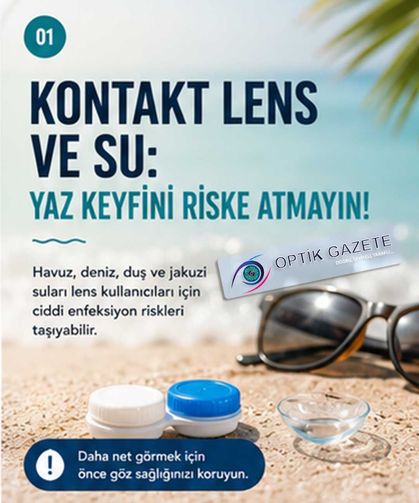 Kontak Lensle Yüzmek Görmenizi Tehlikeye Atabilir
