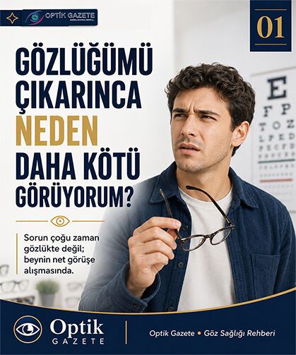 Gözlüğümü Çıkarınca Neden Daha Kötü Görüyorum?