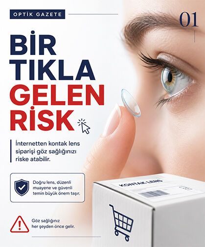Bir Tıkla Gelen Risk: İnternetten Kontak Lens Siparişine Dikkat!