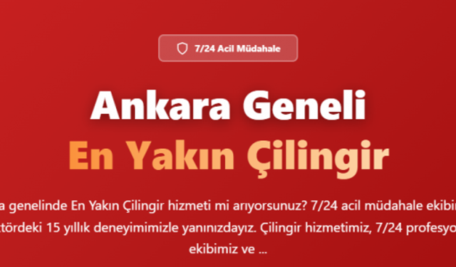 Ankara Çilingir & Anahtarcı