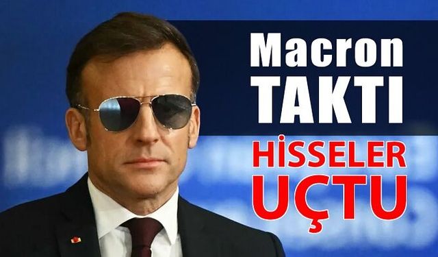 Macron Top Gun Gözlük Taktı Hisseler Uçtu