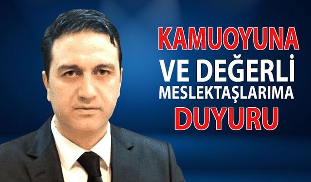 Cenk Gültekin'den Adaylık Açıklaması