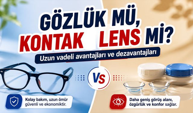 Gözlük mü, kontak lens mi: Avantajları ve Dezavantajları