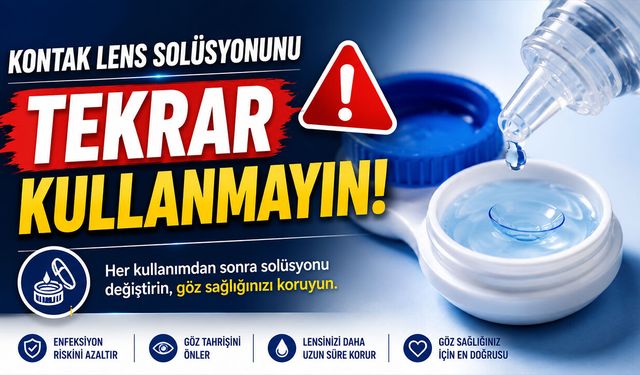 Kontak Lens Solüsyonu Tekrar Kullanılır mı?