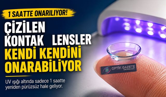 Kendini Onarabilen Kontak Lensler Geliyor!