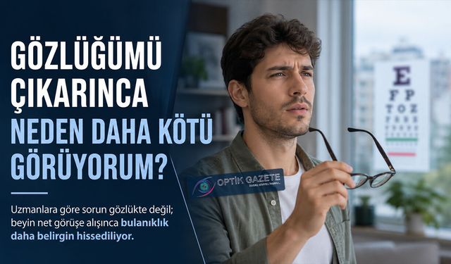 Gözlüğümü Çıkarınca Neden Daha Kötü Görüyorum?