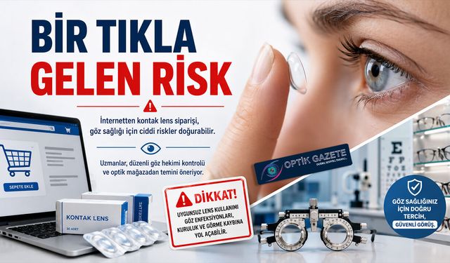 Bir Tıkla Gelen Risk: İnternetten Kontak Lens Siparişine Dikkat!