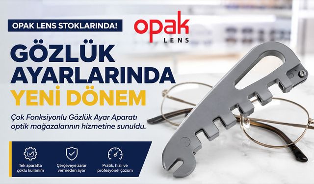 Gözlük Ayar Aparatı Opak Lens Stoklarında