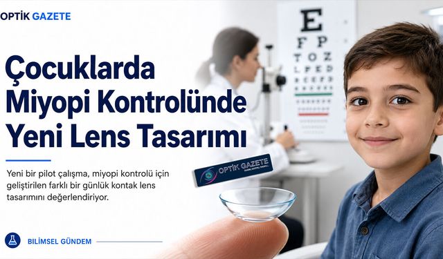 Çocuklarda Miyopi Kontrolü İçin Yeni Kontak Lens