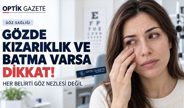 Gözde Kızarıklık Ve Batma Varsa Dikkat: Her Belirti Göz Nezlesi Değil
