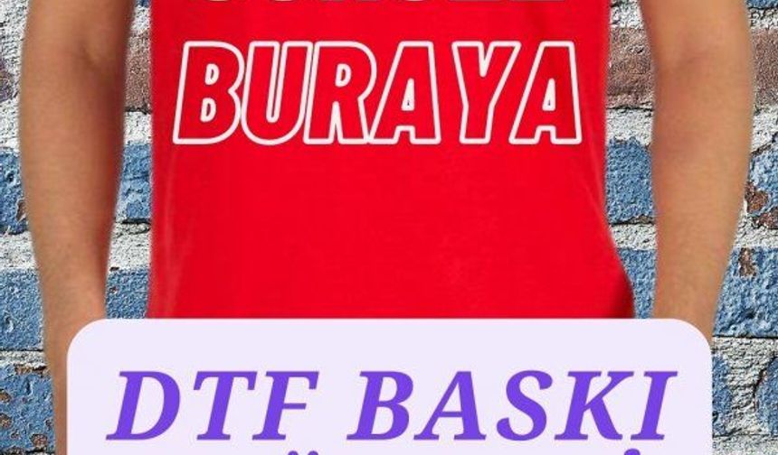 İzmir'de Karşıyakada Tişört Dtf Baskı