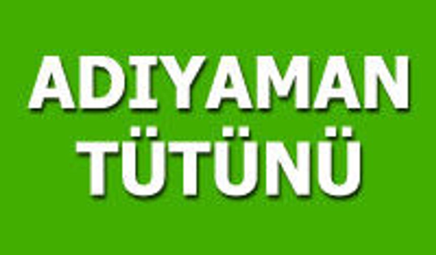 Adıyaman Tütünü