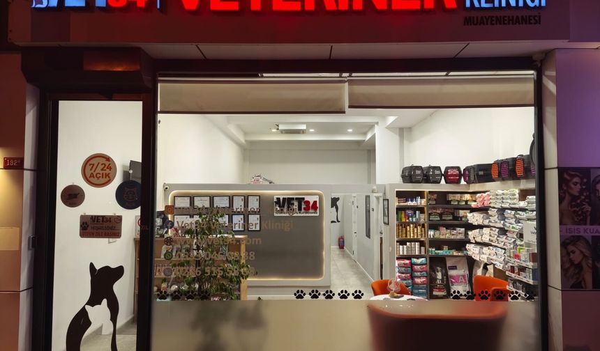 Vet34 Kartal Veteriner Kliniği | 7/24 Acil & Nöbetçi Veteriner