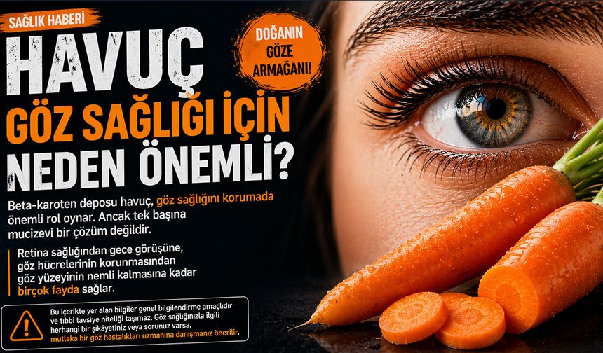 Havuç Gerçekten Gözlere İyi Gelir mi?