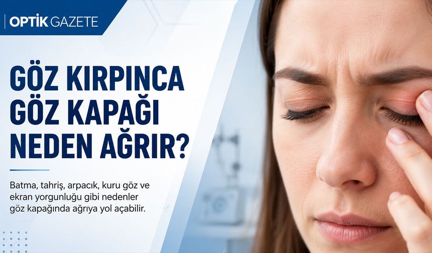 Basit Bir Batma Değil: Göz Kapağı Ağrısının 7 Nedeni