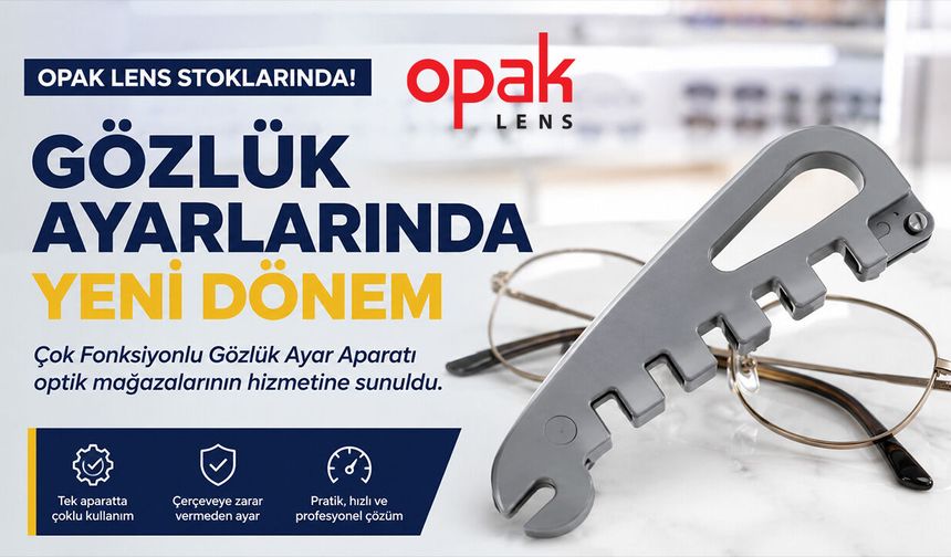 Gözlük Ayar Aparatı Opak Lens Stoklarında