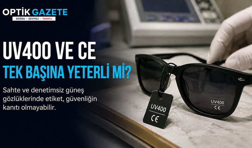 Sahte Güneş Gözlüğünde UV400 ve CE İbaresi Tek Başına Yeterli mi?