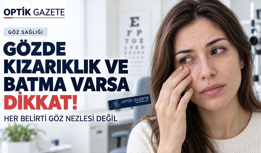 Gözde Kızarıklık Ve Batma Varsa Dikkat: Her Belirti Göz Nezlesi Değil