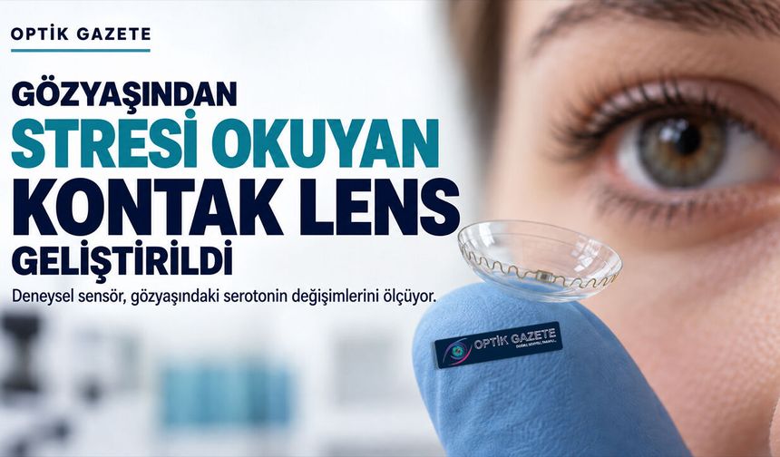 Gözyaşından Stresi Okuyan Kontak Lens Geliştirildi