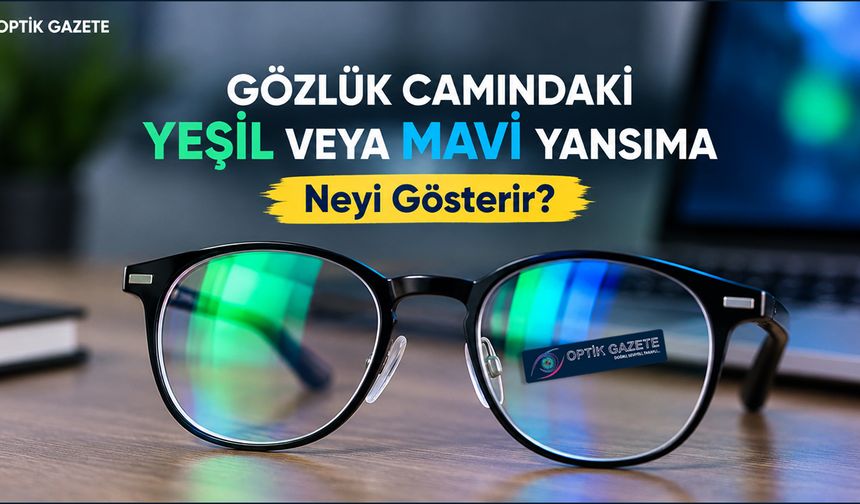 Gözlük Camındaki Yeşil Veya Mavi Yansıma Neyi Gösterir?