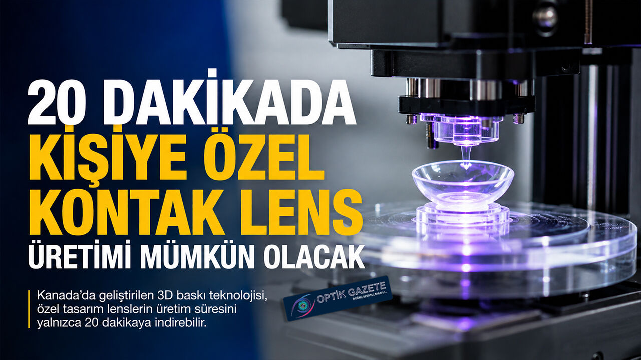 20 Dakikada Kişiye Özel Kontak Lens Dönemi Yaklaşıyor