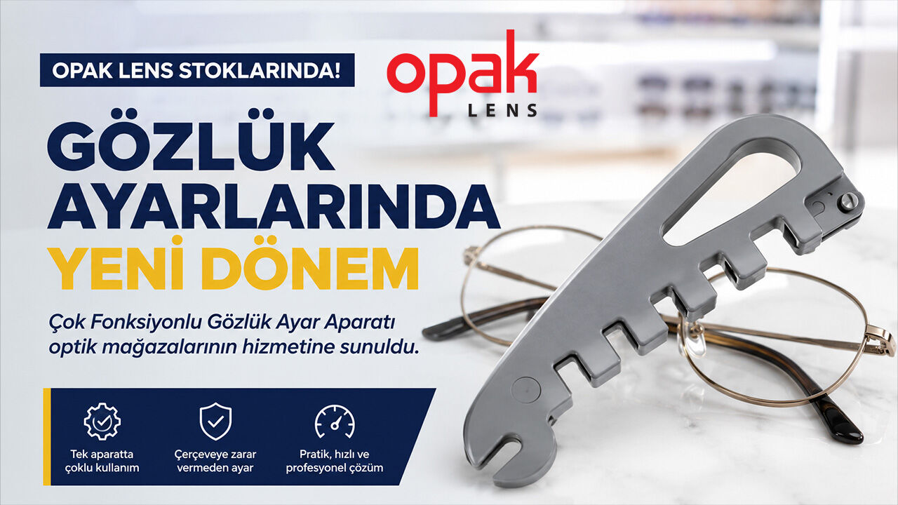 Gözlük Ayar Aparatı Opak Lens Stoklarında
