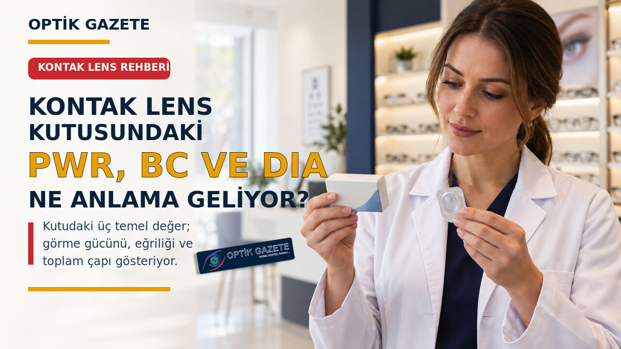 Kontak Lens Kutusundaki Pwr, Bc Ve Dıa Ne Anlama Geliyor?