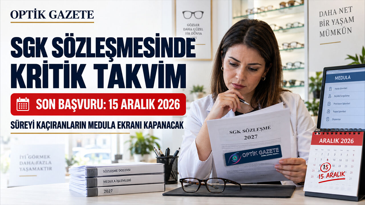 Optikler İçin SGK’da 2027 Yeni Sözleşme Dönemi