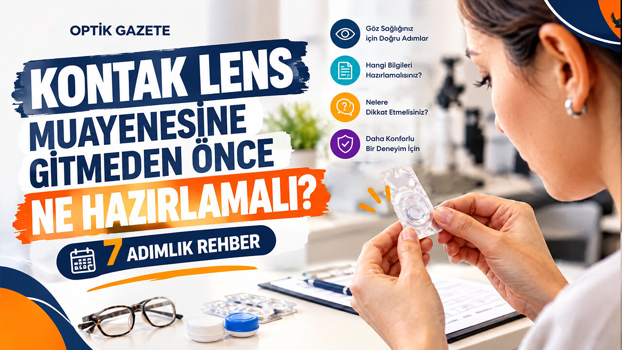 Kontak Lens Muayenesine Gitmeden Önce Ne Hazırlamalı?
