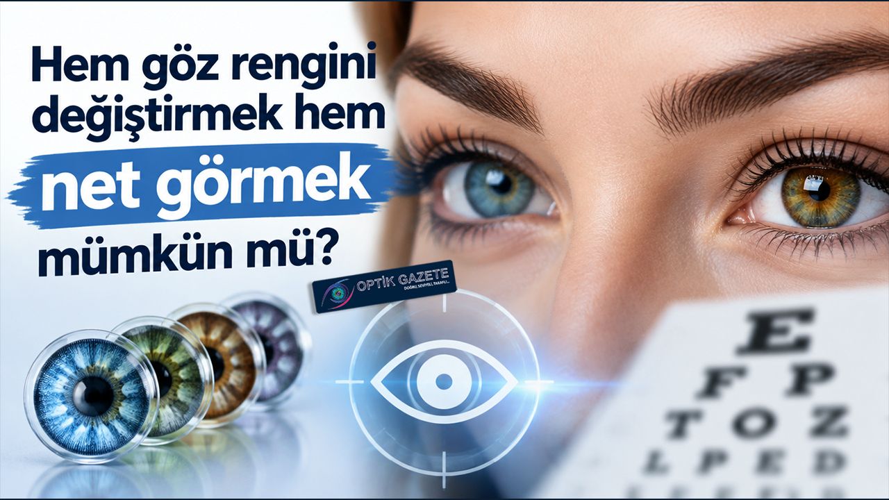 Hem göz rengini değiştirmek hem net görmek mümkün mü?
